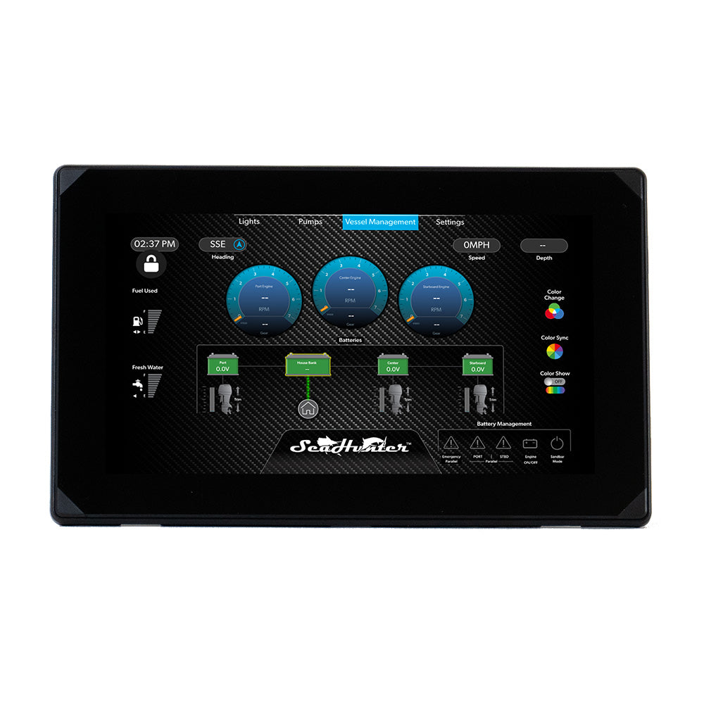 Furuno RD926 9-inch remote display instrument with black bezel and screen controls