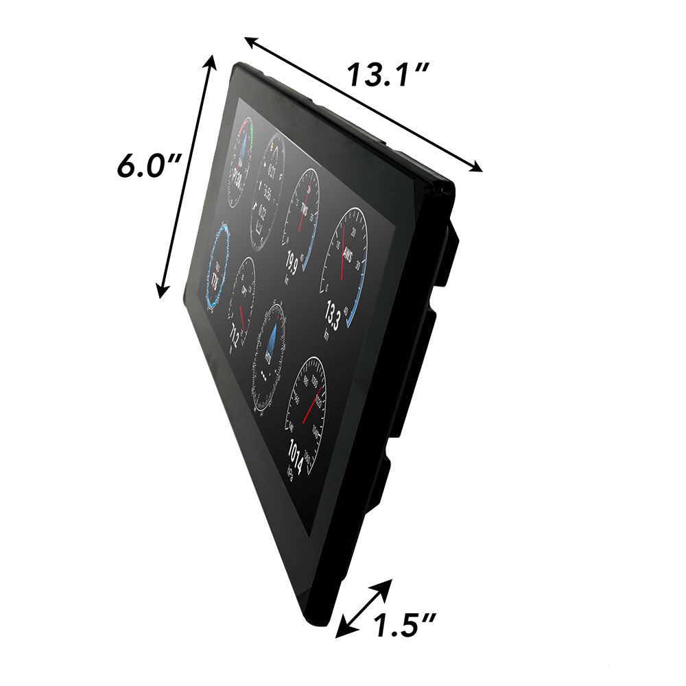 Furuno RD1226W 12-inch ultra-wide remote display instrument front view