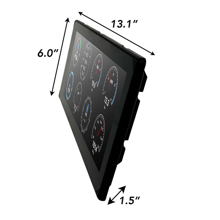 Furuno RD1226W 12-inch ultra-wide remote display instrument front view