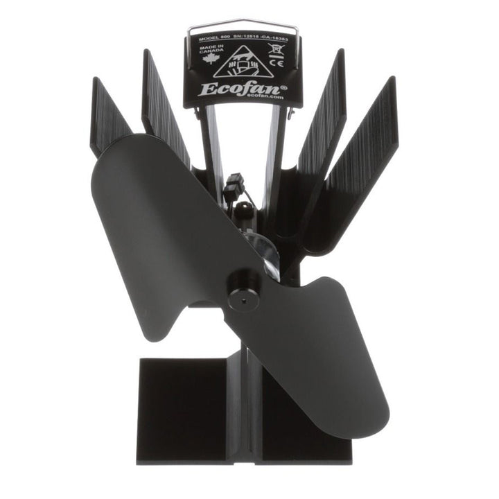 Ecofan Original Heat Powered Stove Fan - Black Blade