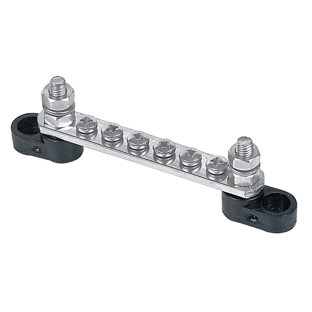 BEP Marine 6-way 100A Pro Installer Bus Bar for electrical connections in marine wiring systems.