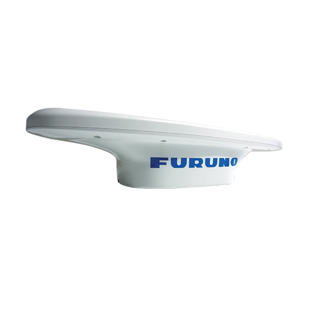 Furuno SC33 compact dome satellite compass with NMEA2000, 0.4° heading accuracy, mounted on a boat with 6-meter cable.