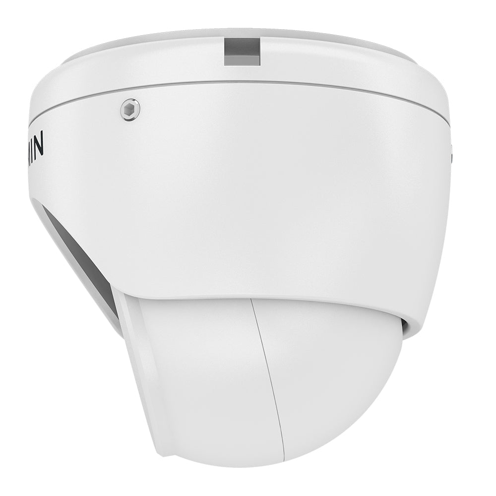Garmin GC 200 Marine IP Camera showing rugged outdoor design and lens suitable for marine surveillance and night vision.