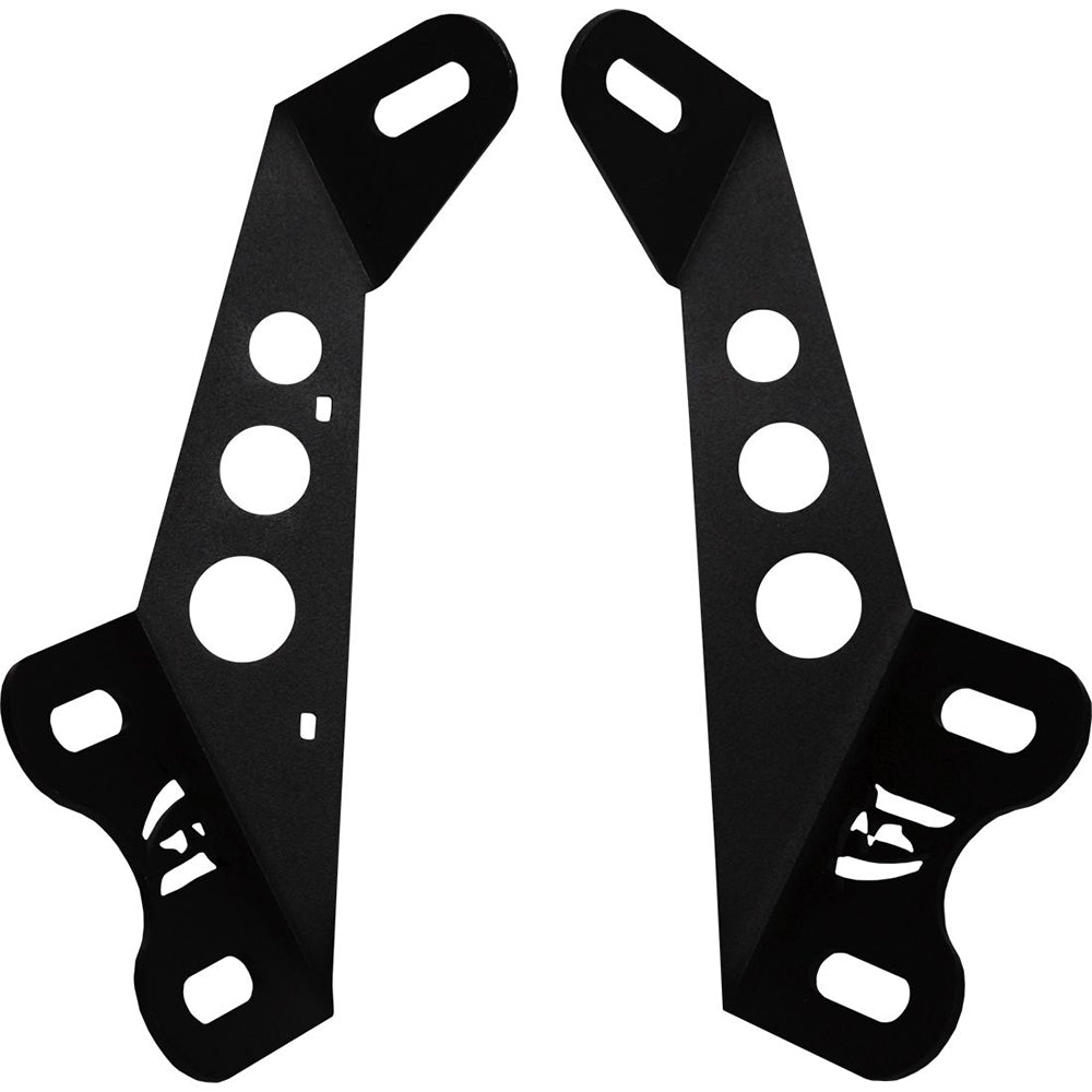 RIGID Industries 20-inch light hood mount for Jeep JK 2007-2017, sturdy accessory for off-road lighting upgrades.