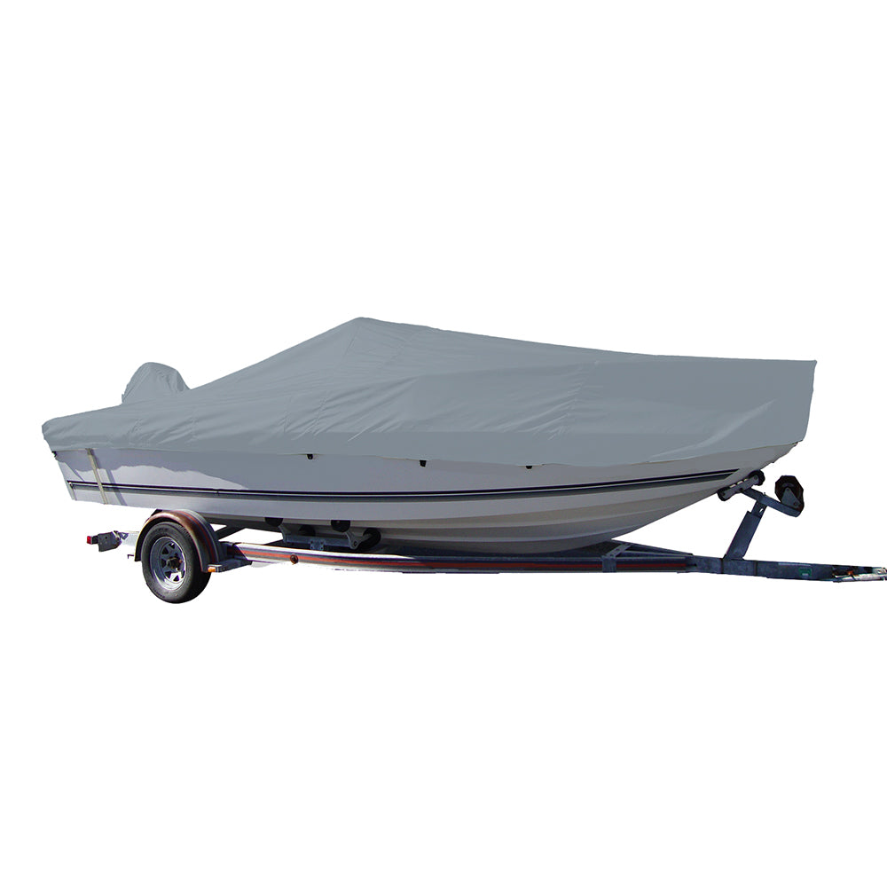 Carver Performance Poly-Guard Styled-to-Fit Boat Cover f/20.5 V-Hull Center Console Fishing Boat - Grey