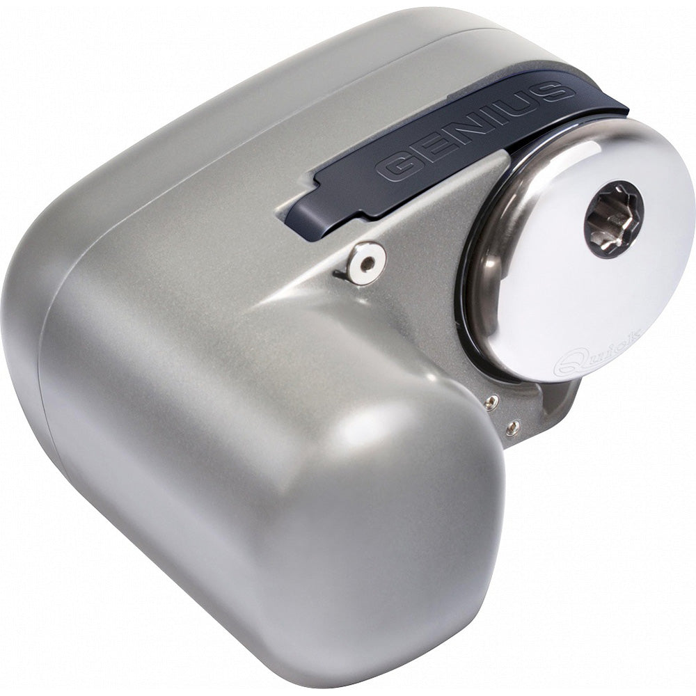 Quick Genius GP2 2000FF windlass with automatic free-fall system, 800W, 12V, 8mm gypsy for boat anchor handling.
