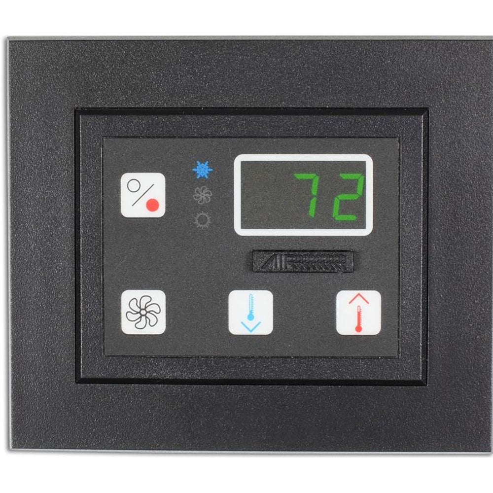 Dometic Passport I/O display with bezel in black, outdoor accessory for RV or marine control systems.