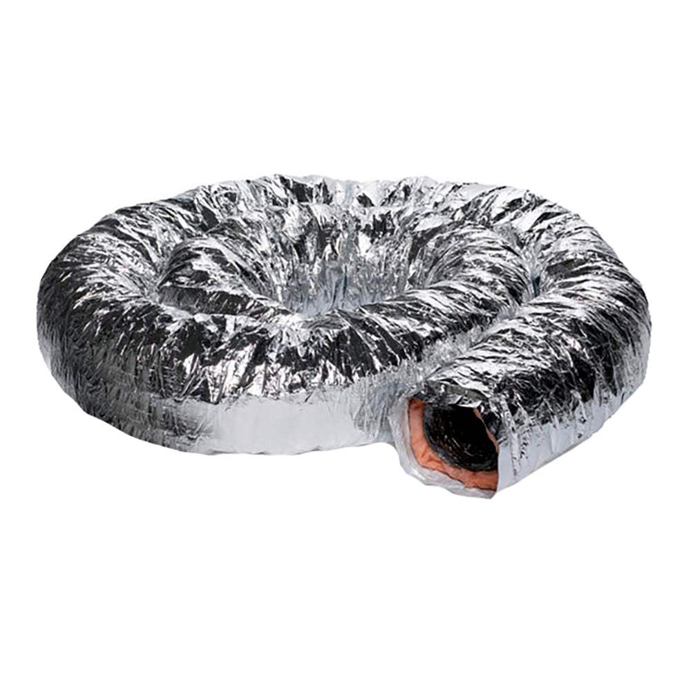 Dometic 25 Insulated Flex R4.2 ducting accessory, 6-inch diameter, flexible insulated ventilation duct for RV or camper use.