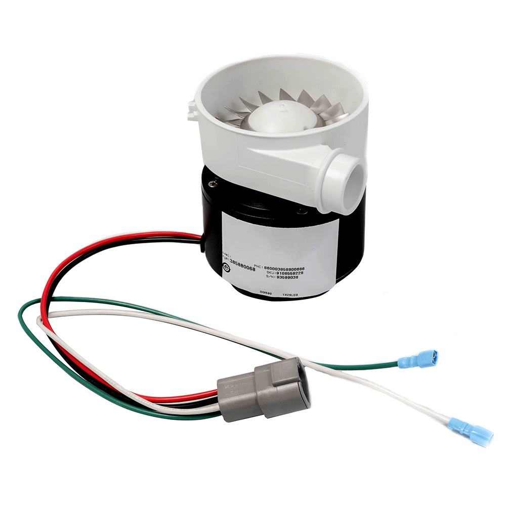 Dometic MasterFlush 12V motor assembly kit for toilet accessories, shown with motor and components in the image.