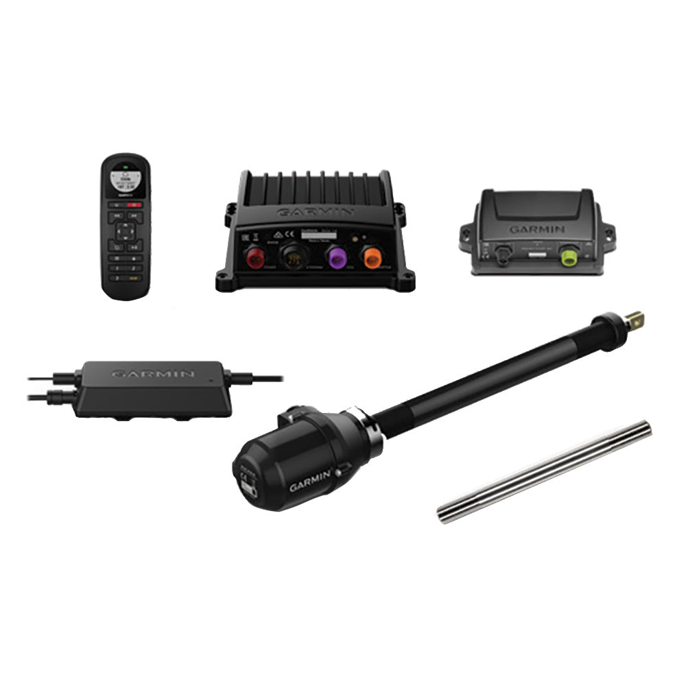 Garmin Reactor 40 Kicker Autopilot with Stainless Steel Tilt Tube, marine autopilot system for boats.