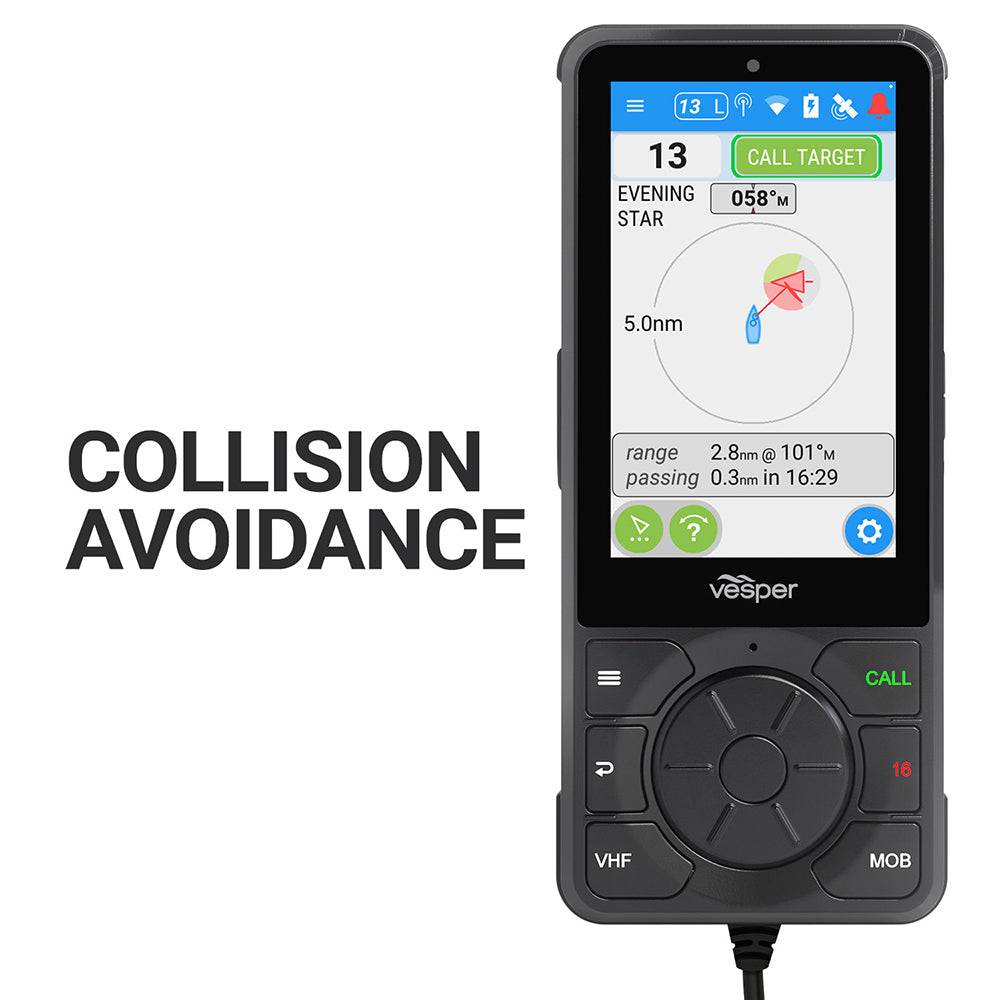 Vesper Cortex V1 - Radio VHF avec surveillance à distance des navires SOTDMA SmartAIS - Fonctionne dans le monde entier