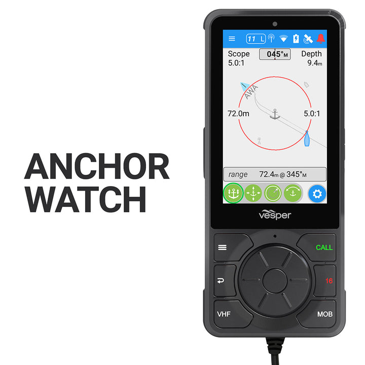 Vesper Cortex V1 - Radio VHF avec surveillance à distance des navires SOTDMA SmartAIS - Fonctionne dans le monde entier