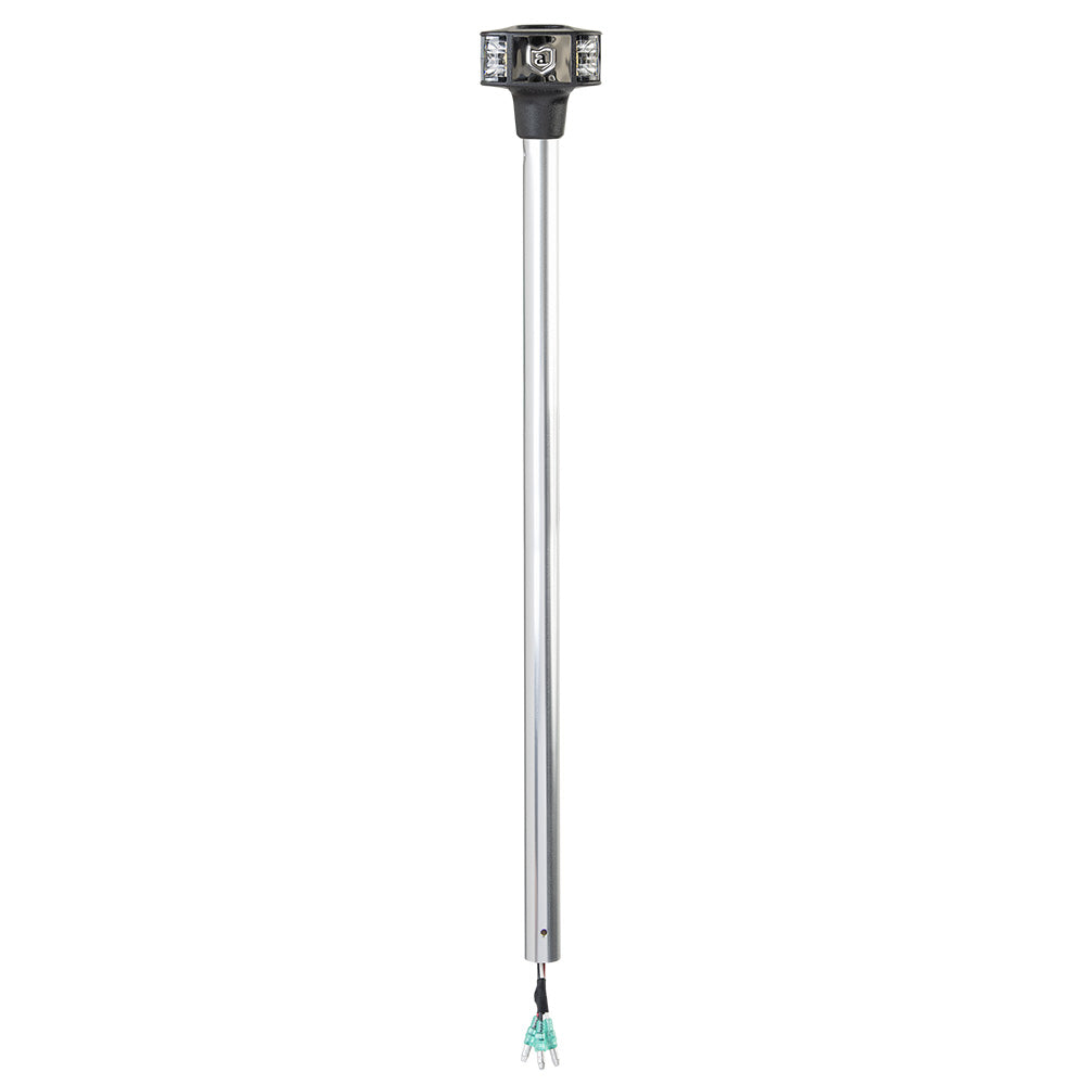 Attwood Marine LightArmor 36-inch anchor light for boat masthead navigation, designed for use with Powerbase.