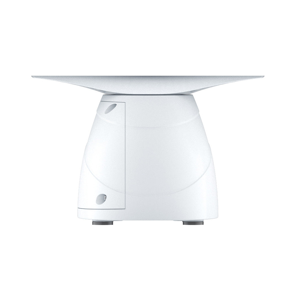 Garmin GMR xHD3 25kW radar antenna mounted on a pedestal, designed for marine navigation and vessel safety.