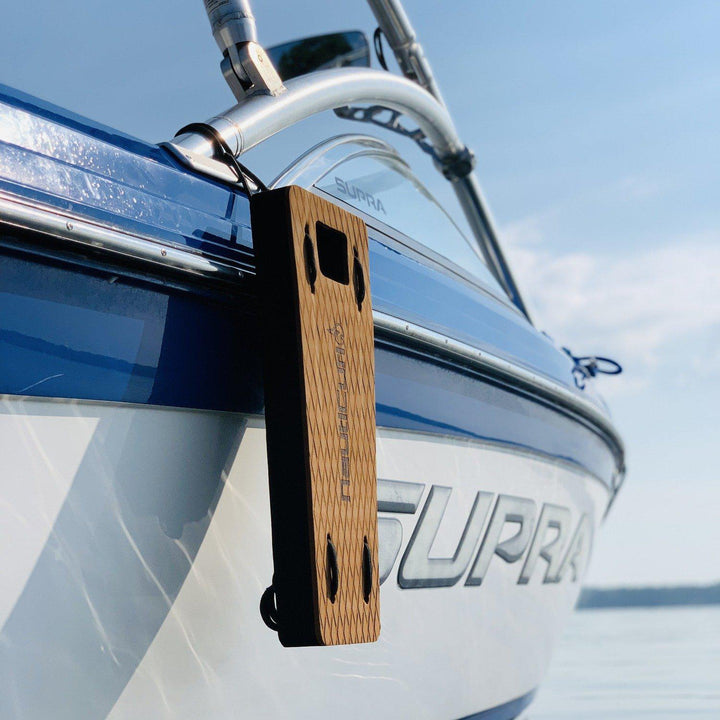 NautiFender modular flat boat fender by NautiCurl LLC, showing its innovative design for boat protection and docking.