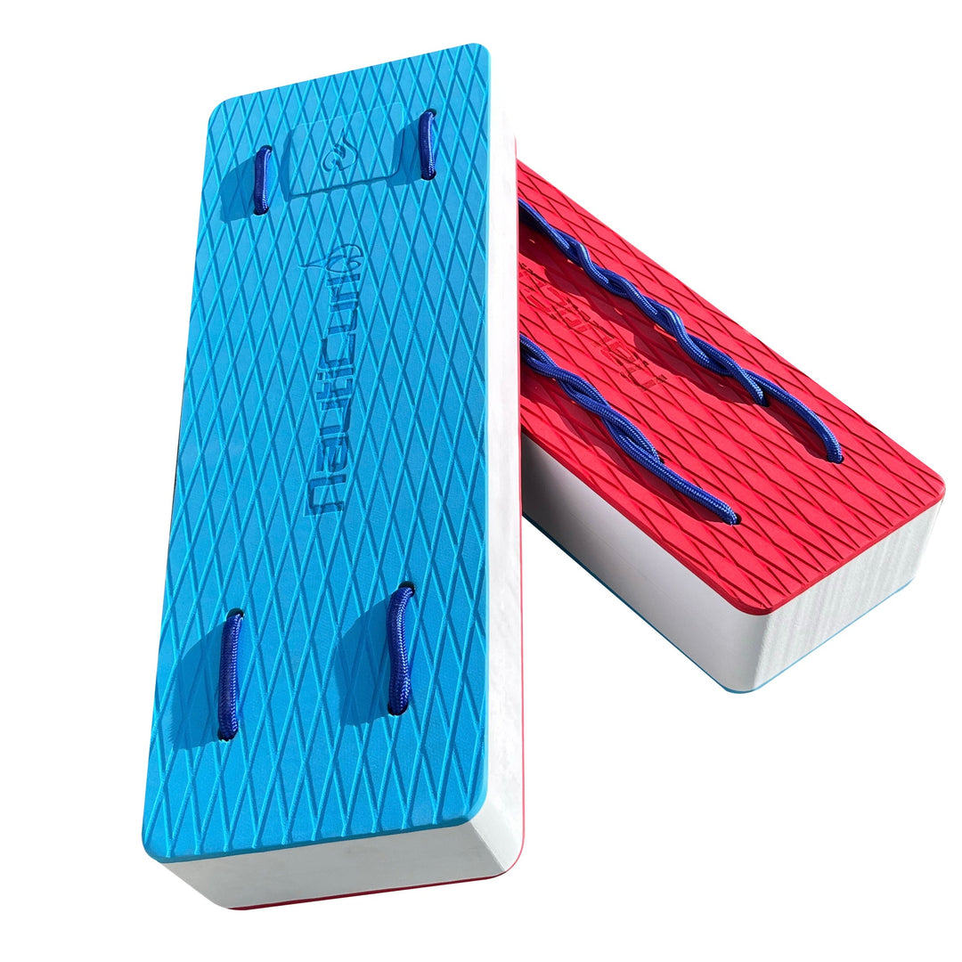 NautiFender Merica Series modular flat boat fender by NautiCurl LLC, showing a close-up of the durable, colorful boat bumper.