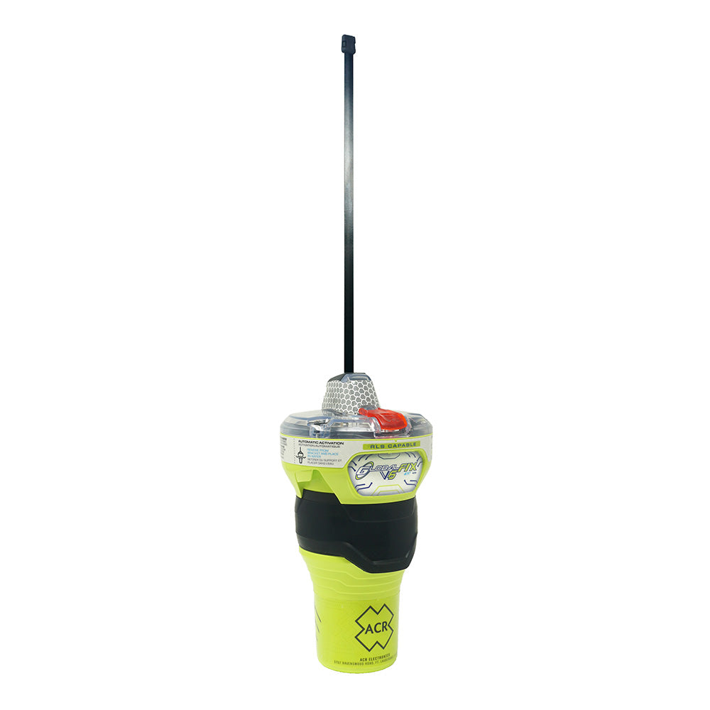 ACR Electronics GlobalFix V6 Category I EPIRB with Return Link Service and Near Field Communication for emergency maritime safety.