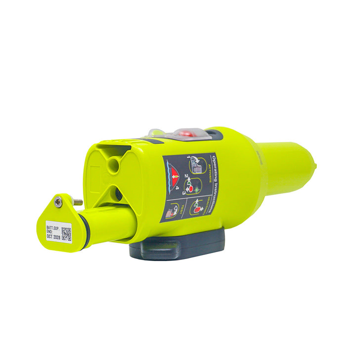 ACR Electronics Pathfinder SART with AIS EPIRB showing its compact design and control panel in a marine safety device image.