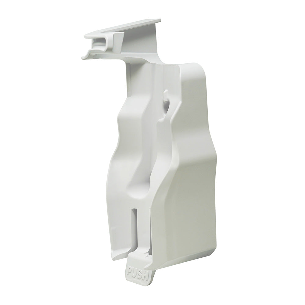 ACR Electronics V5/V6 Cat II EPIRB manual release bracket mounted on marine safety equipment.