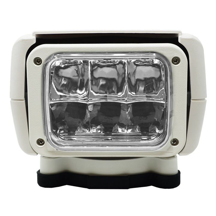 ACR RCL-85 LED searchlight in white, 12/24V, compact marine search light with durable design and bright LED illumination.