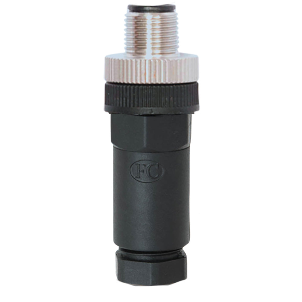 Actisense NMEA2000 Straight Micro Field Fit Connector male for NMEA cables and sensors, compact and durable marine communication tool.