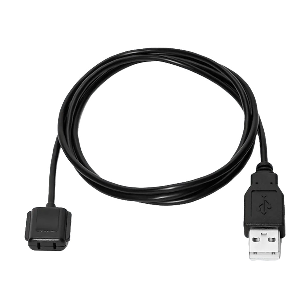 Aquatic AV RF6 charging cable for accessories, black cable with connectors, designed for aquatic AV audio system devices.
