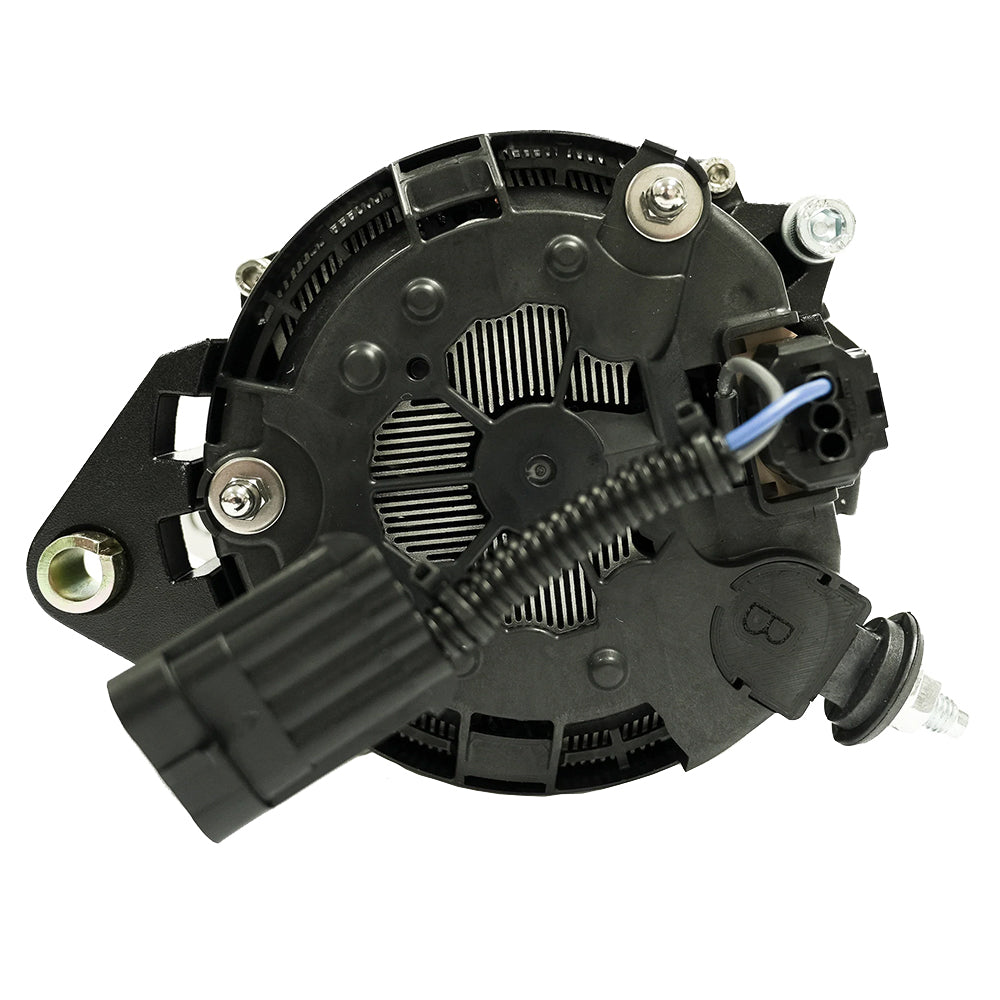 ARCO Marine Zeus A225S 3.15 alternator with case ground and terminal block for common rail engines, shown in the image.