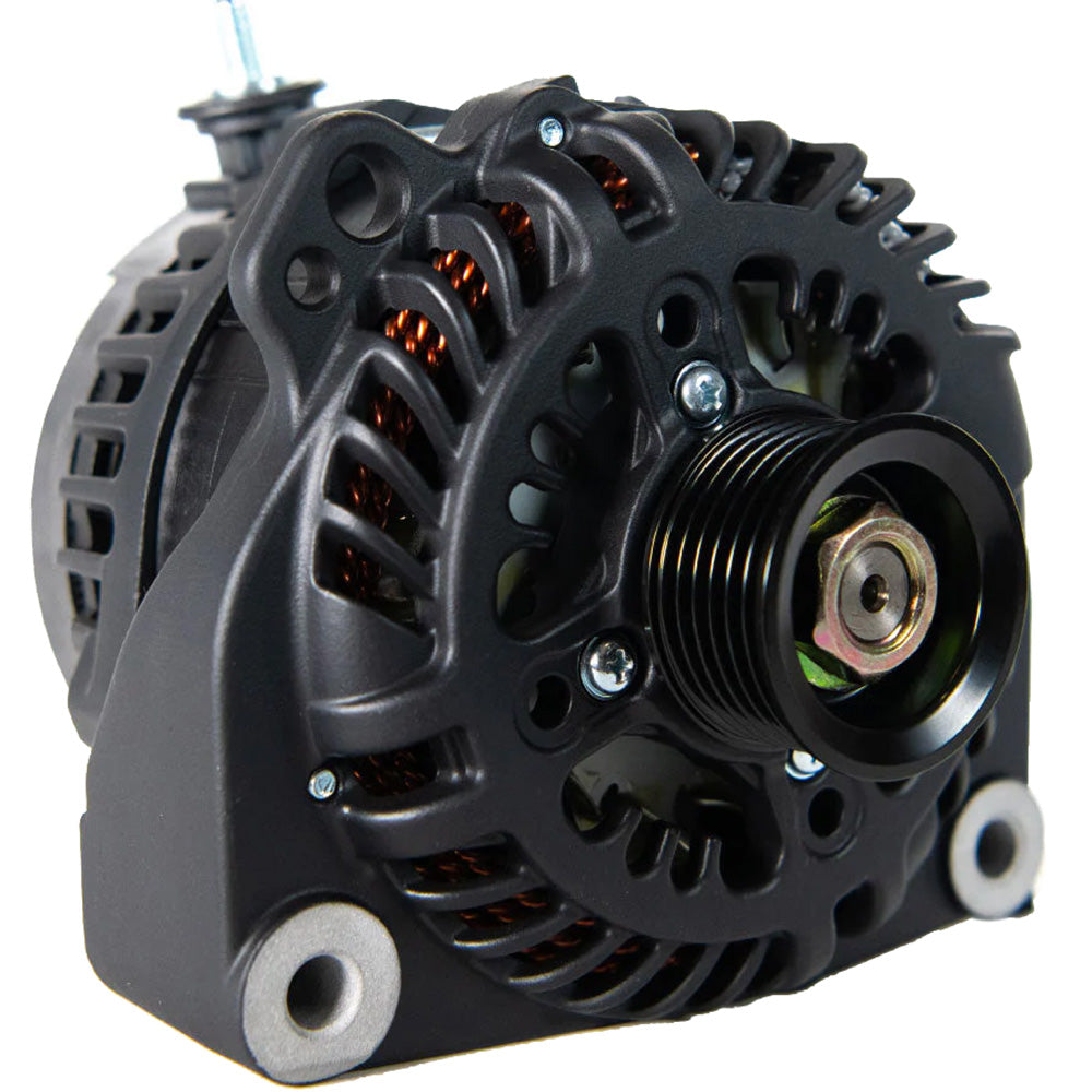 ARCO Marine Zeus A275L Vortec alternator with terminal block, marine engine accessory, shown in detailed view.