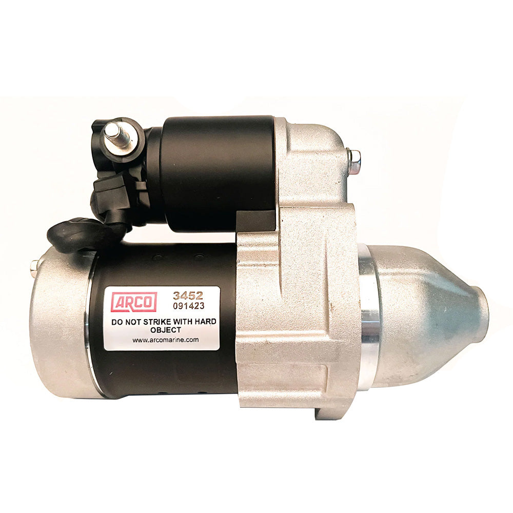 ARCO Marine Suzuki OMC outboard starter replacement for models 2004-2017, durable marine engine starter component.