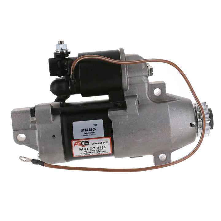 ARCO Marine premium replacement outboard starter for Yamaha 200-225HP with 13 teeth, compatible with marine engine starter part