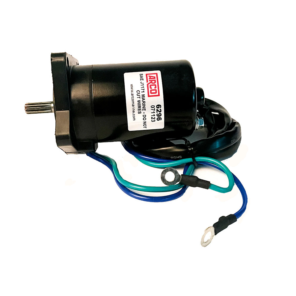 ARCO Marine Yamaha tilt trim motor for T25 engines, original equipment quality, replacement part for models 2000-2019.