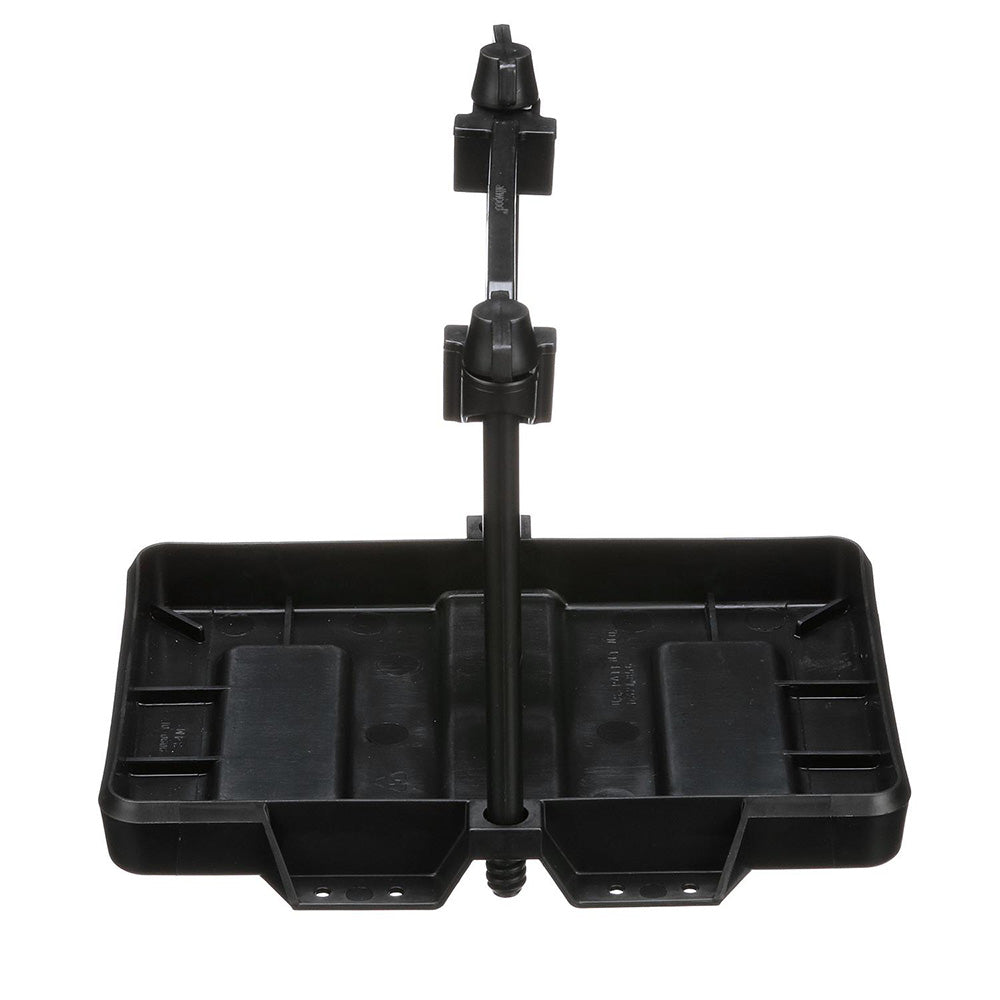 Attwood Marine Low Profile Group 24 Adjustable Battery Tray for marine batteries, durable and compact accessory.