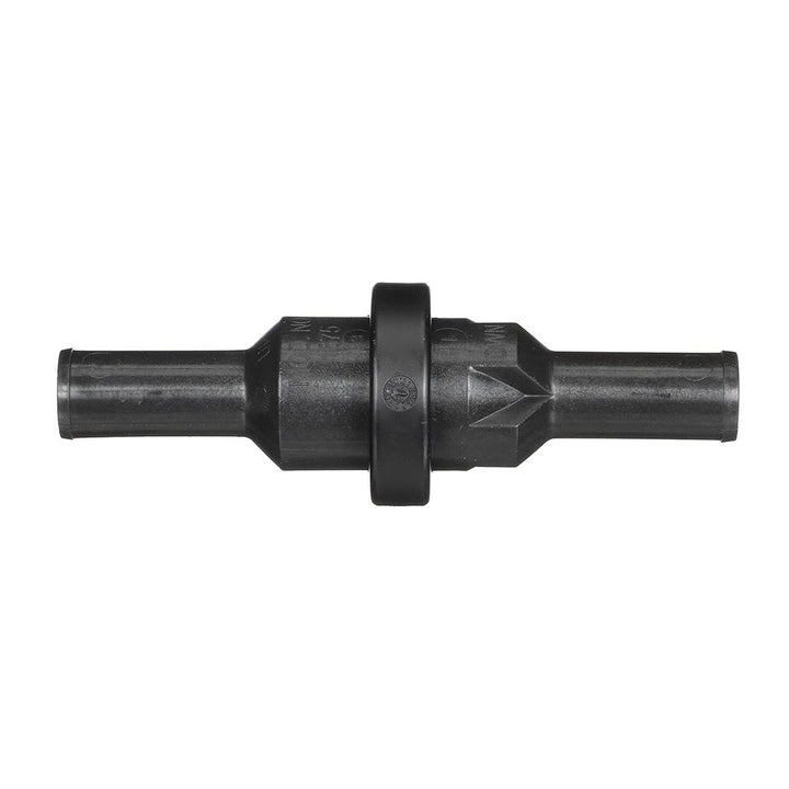 Attwood Marine in-line fuel overflow protector attached to fuel hose fitting, preventing leaks in marine fuel systems