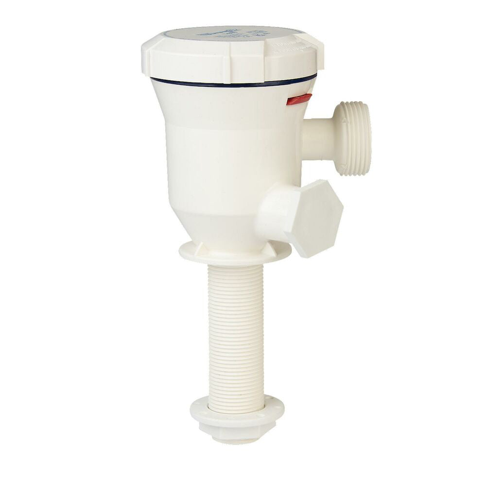 Attwood Marine Tsunami Mk2 T800 12V Aerator livewell pump with straight inlet, compact design for freshwater or saltwater applications.
