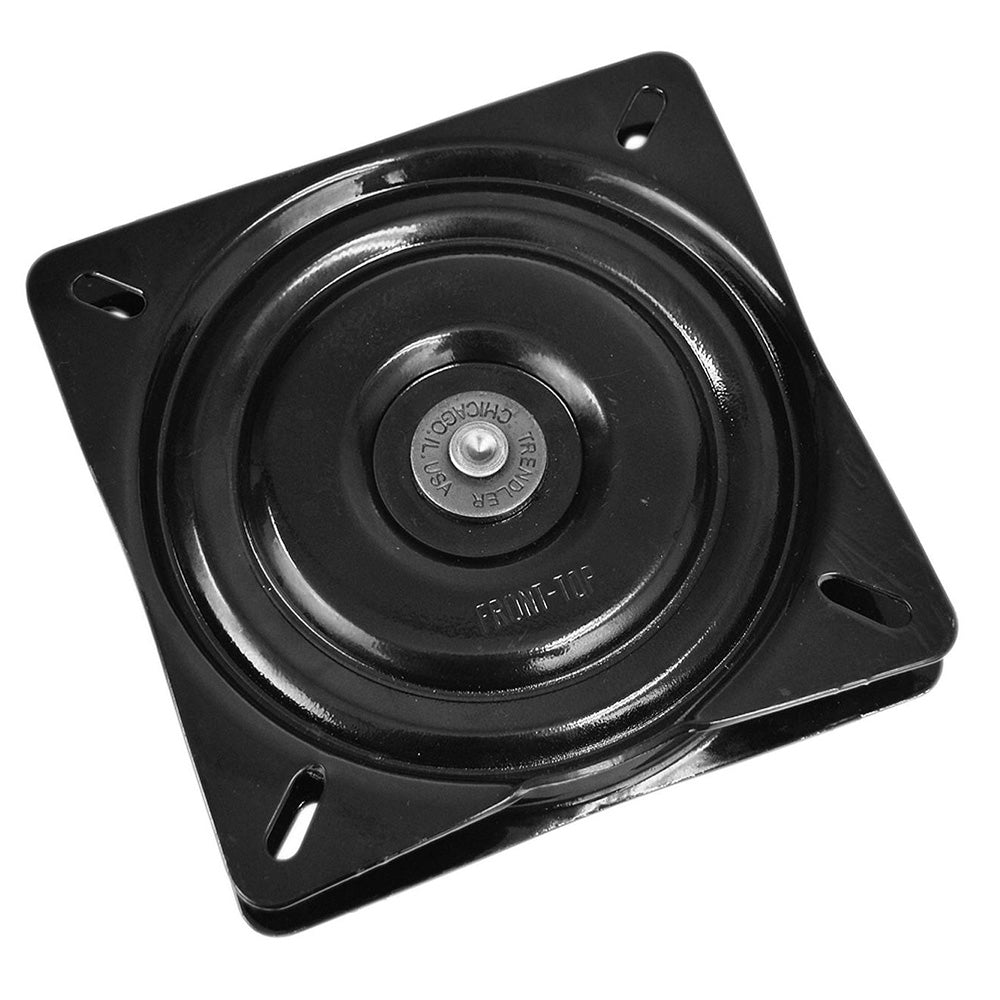 Attwood Marine Swivl-Eze 7-inch black boat seat swivel with 3 tilt adjustments for comfortable seating on marine vessels