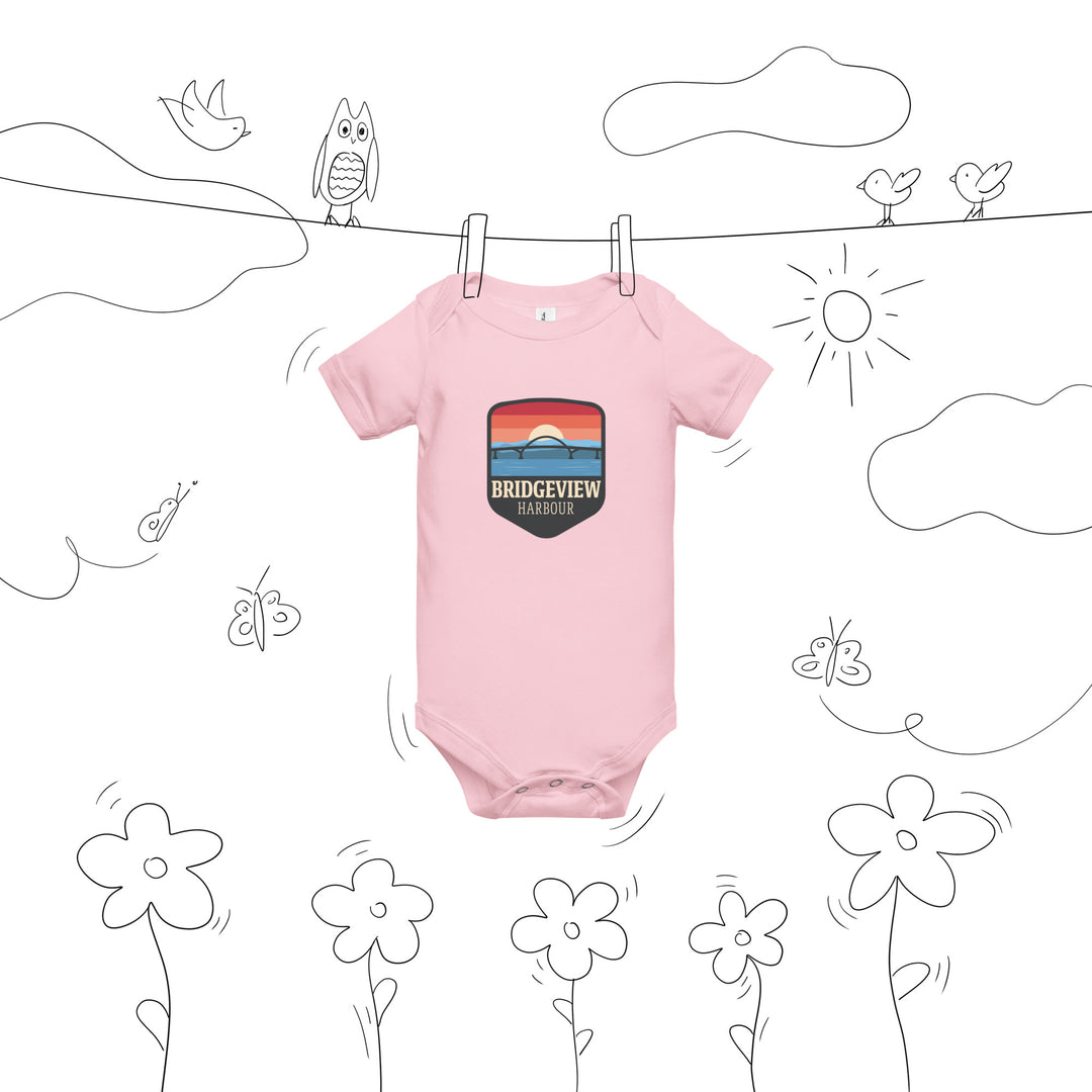 Baby Sailor Short Sleeve Onsie
