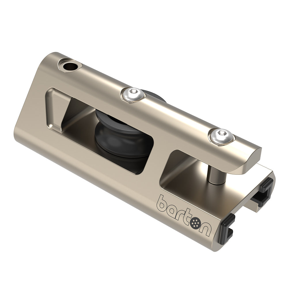 Barton Marine 32mm end stop becket for genoa car track, rigging hardware for sailboat rigging system.