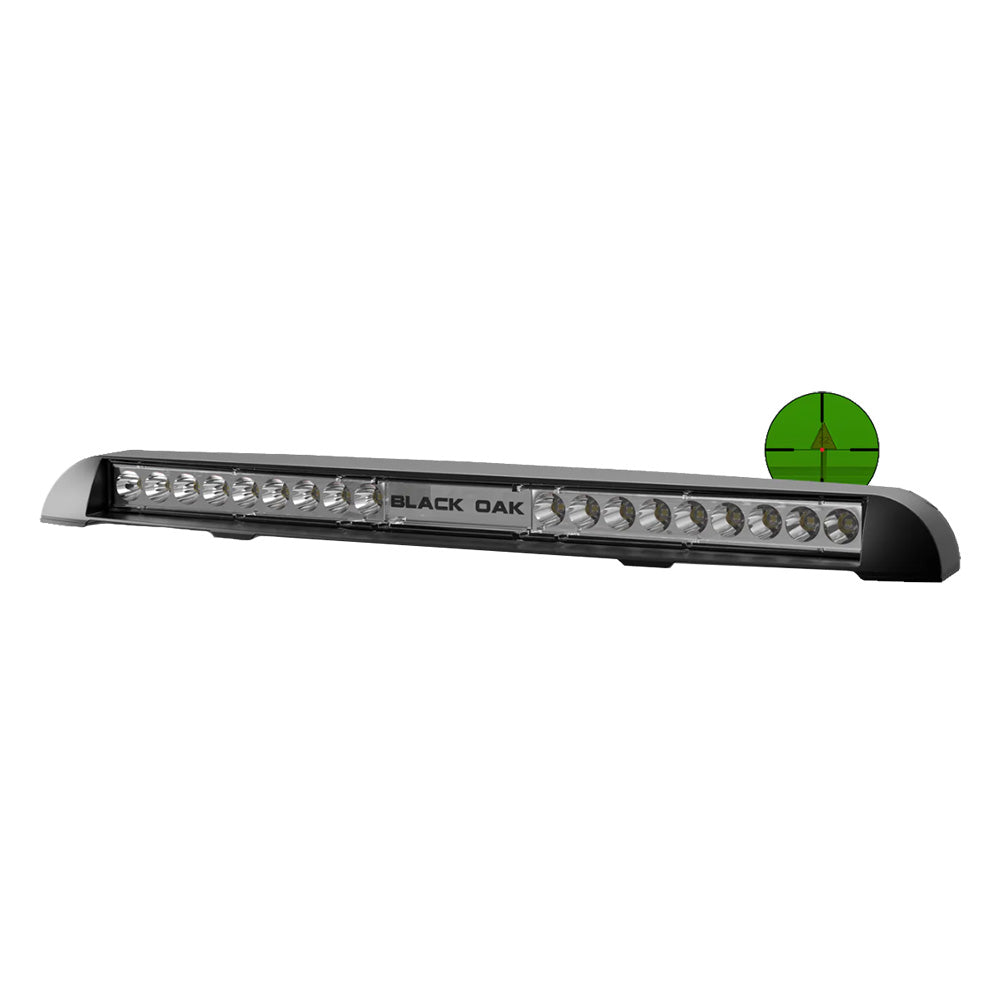 Black Oak LED Black Oak Low Pro IR Light Bar with black housing, 850nm infrared spotlight for off-road or outdoor use
