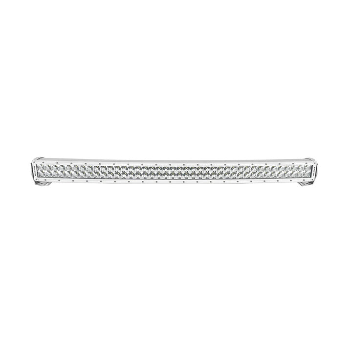 Black Oak LED Pro Series 3.0 40-inch curved double row LED light bar with combo optics and white housing, designed for off-road lighting.