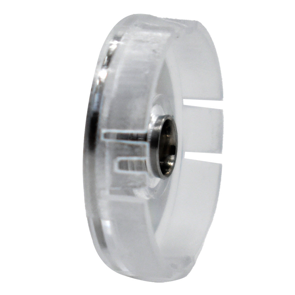 Bluewater 22mm stainless steel ring style button switch, part of Bluewater switches and accessories collection.
