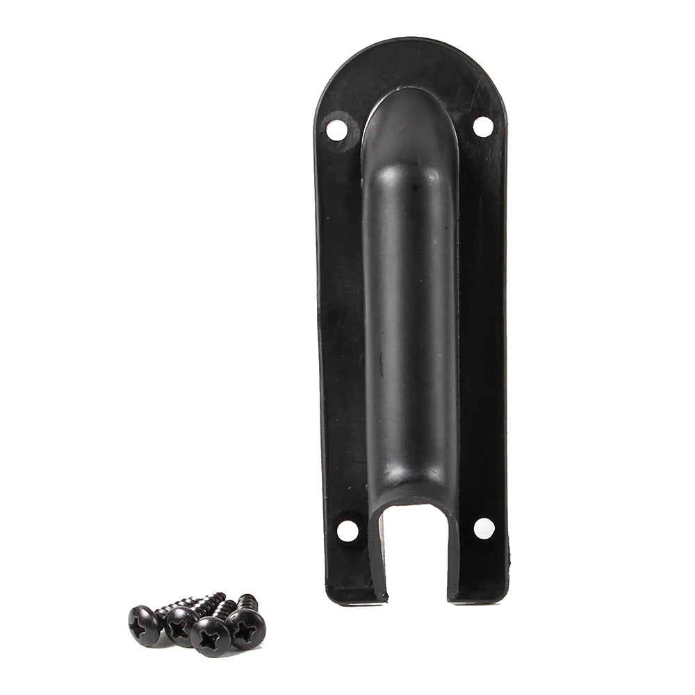 Boat Leveler Co. long hose trim for boat leveler, 3.5-inch trim tab accessory with screws, used for boat leveling adjustments.