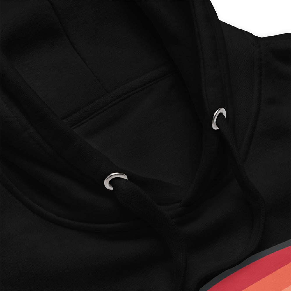 Black Bridgeview Harbour Midweight Hoodie from Bridgeview Harbour Marina, showcasing a comfortable, casual apparel design.