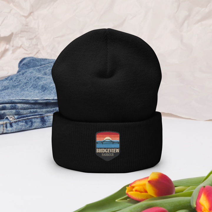 Bridgeview Harbour Logo Cuffed Beanie