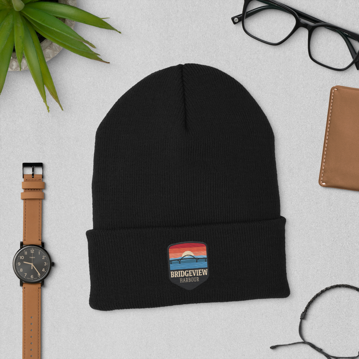 Bridgeview Harbour Logo Cuffed Beanie