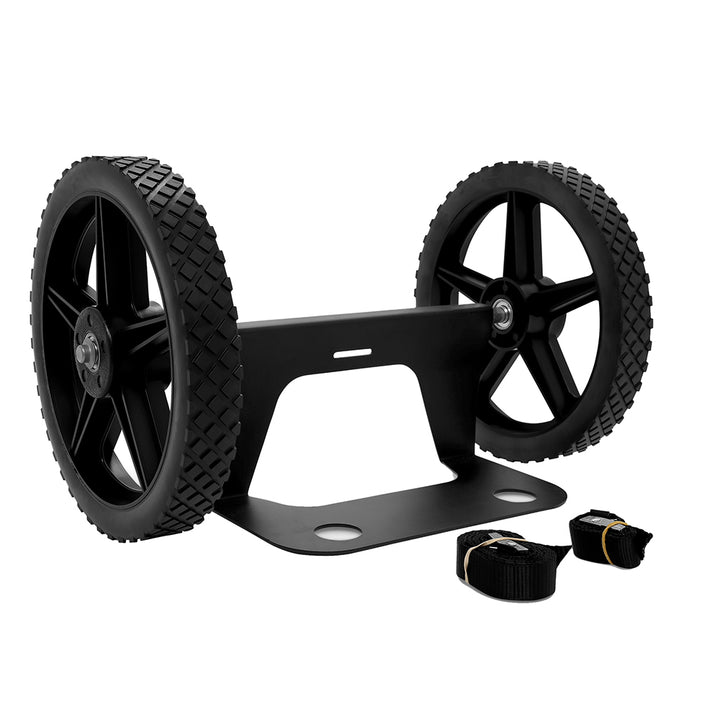 Camco Cooler Cart Kit accessories for portable coolers, featuring wheels and handles for easy transport.