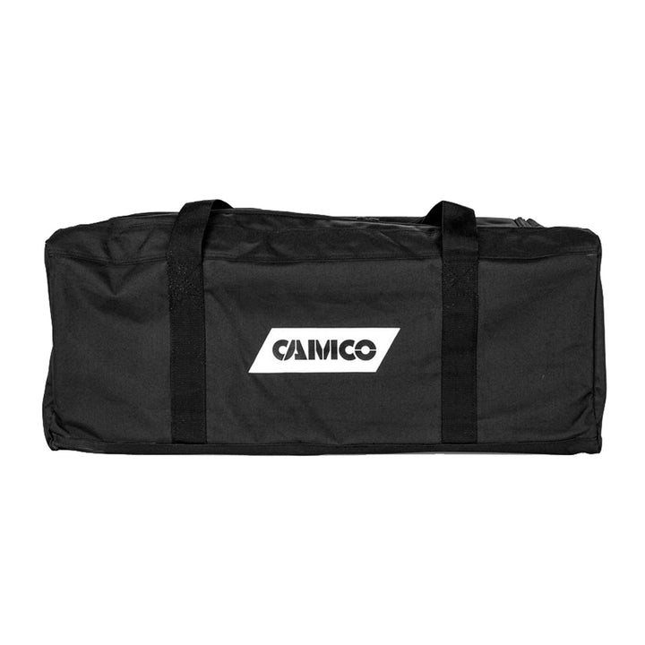 Camco Premium RV Storage Bag accessory with durable material and secure zipper for organized RV storage.