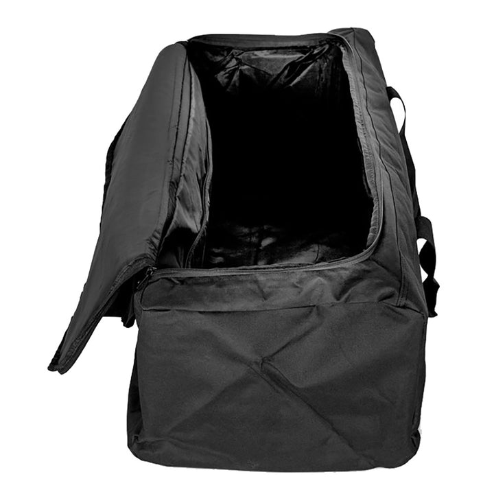 Camco Premium RV Storage Bag accessory with durable fabric and multiple compartments for organized outdoor vehicle storage.
