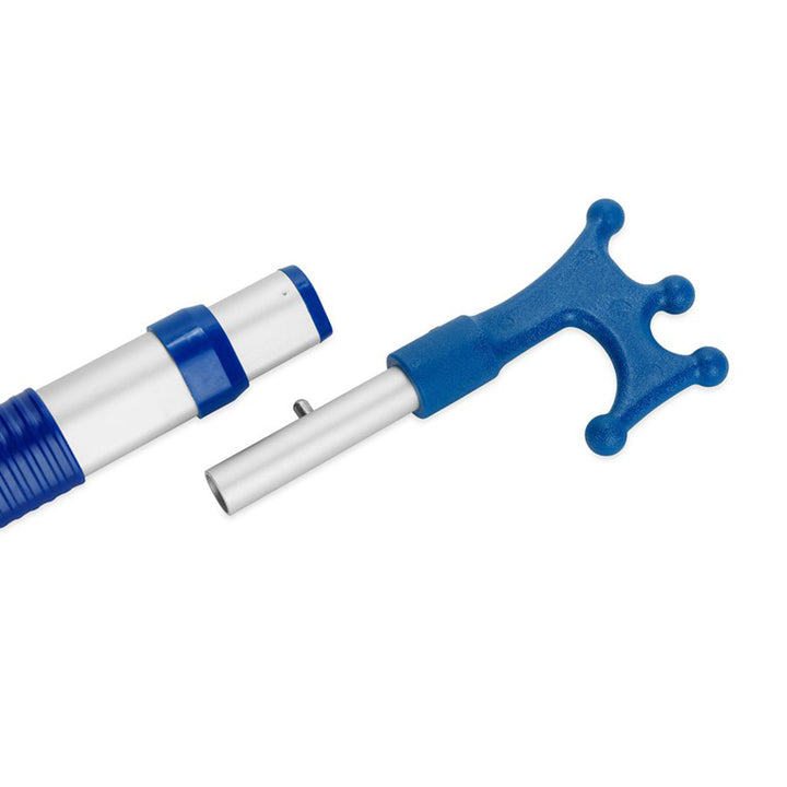 Camco telescoping cleaning handle with boat hook, extendable from 5 to 9 feet, for boat and general cleaning tasks.
