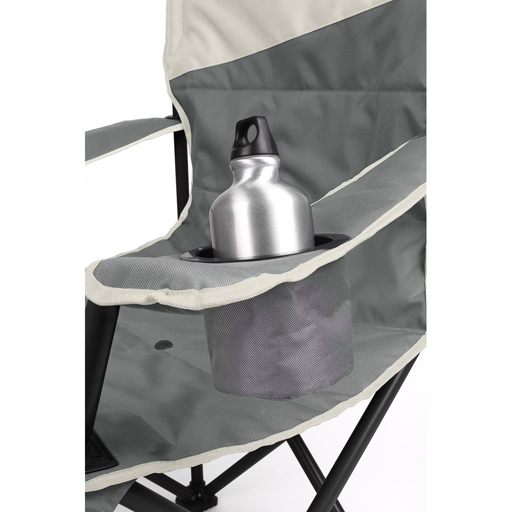 Chaise de camping haute Coleman Big Tall Quad - Gris