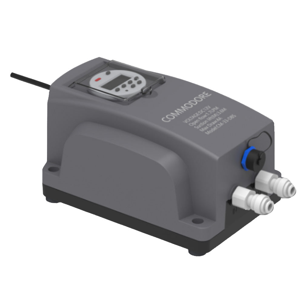 Commodore Dry Bilge System 3.0 GPM bilge pump, compact and efficient, designed for marine bilge water removal.